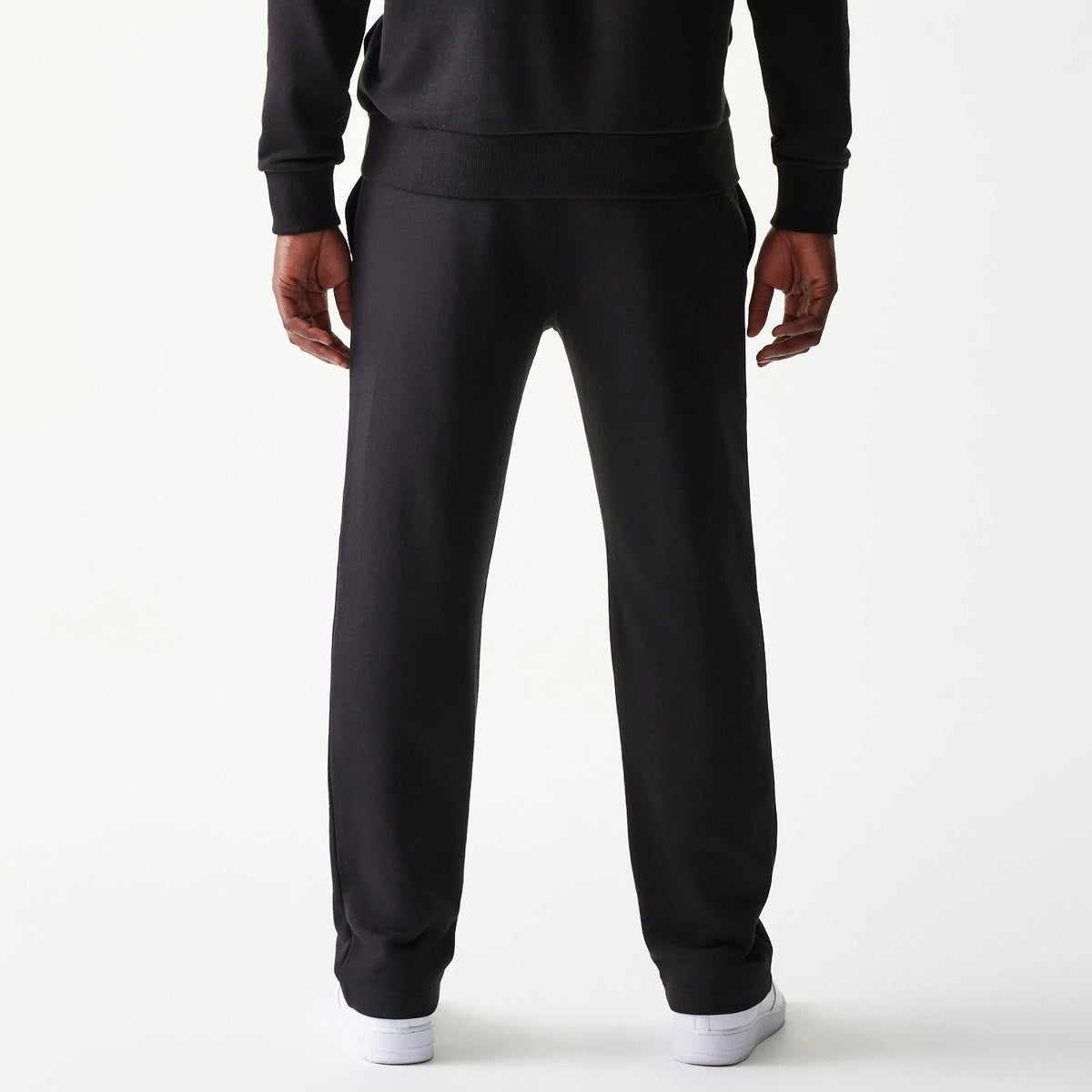 Chicago Bulls NBA Black Straight Leg Joggers-klyvox