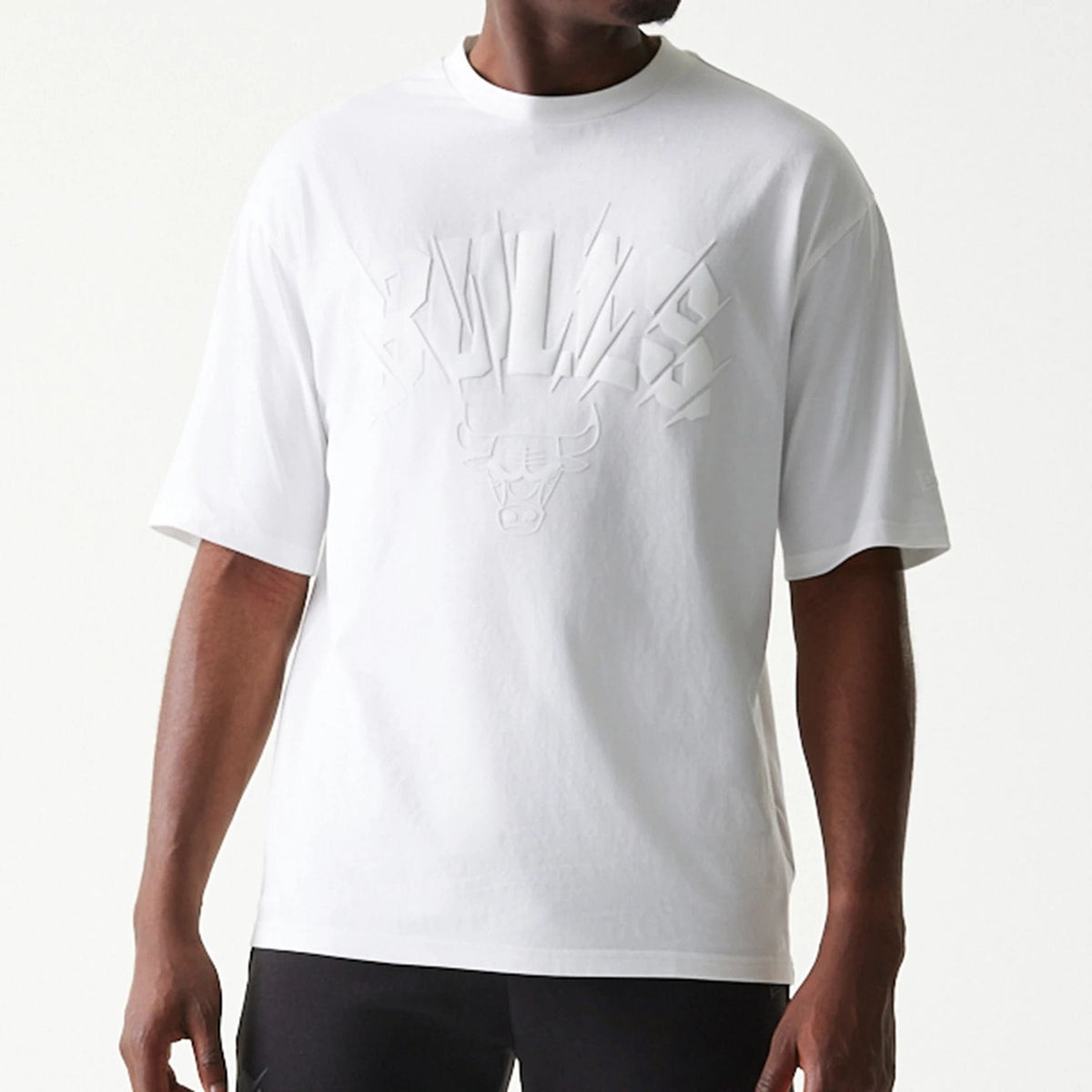 Chicago Bulls NBA White Oversized T-Shirt-klyvox
