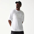 Chicago Bulls NBA White Oversized T-Shirt-klyvox