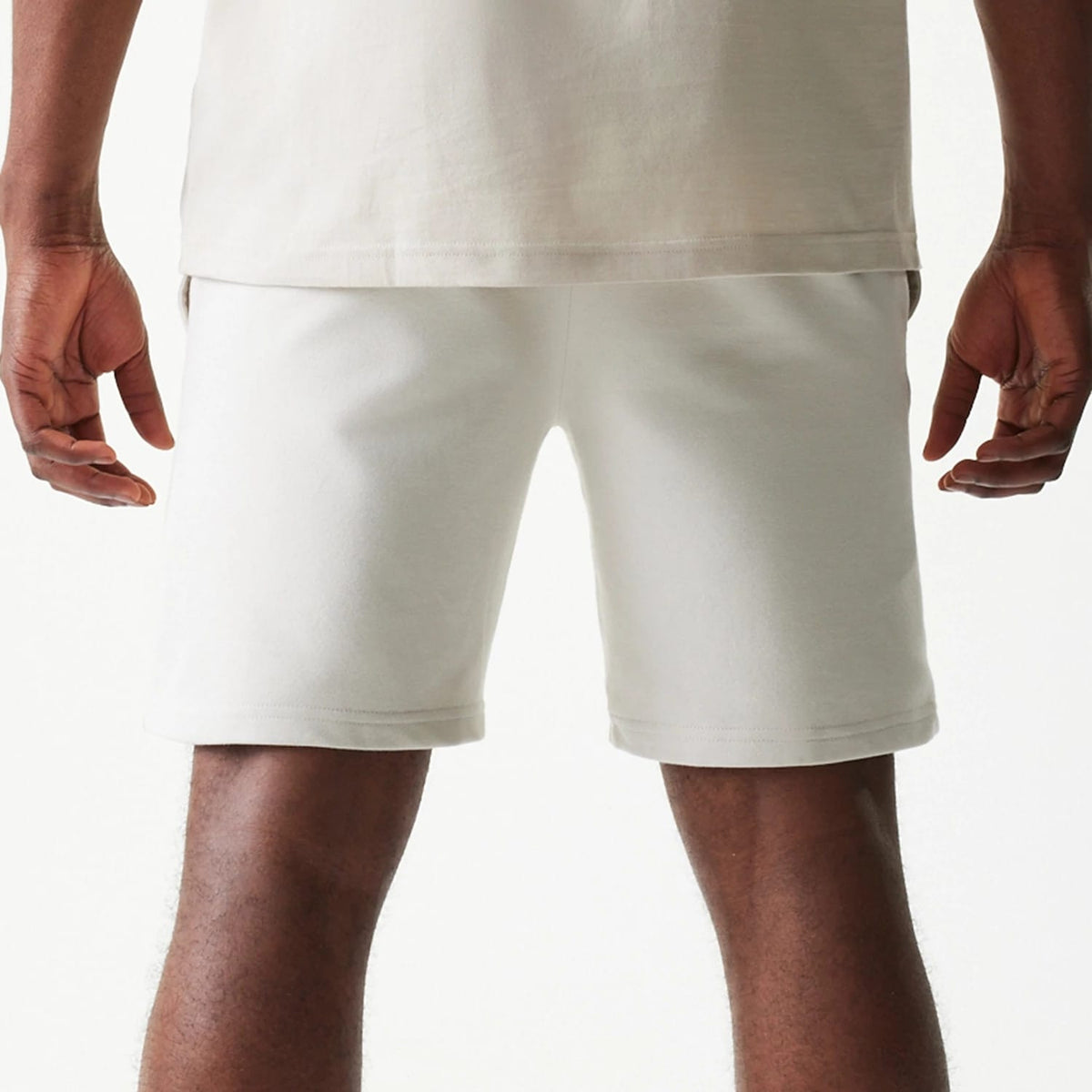 LA Lakers NBA League Essential Cream Shorts-klyvox
