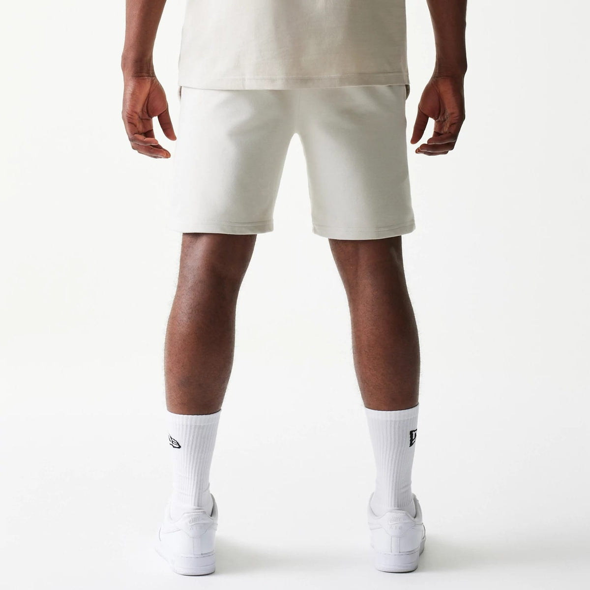 LA Lakers NBA League Essential Cream Shorts-klyvox