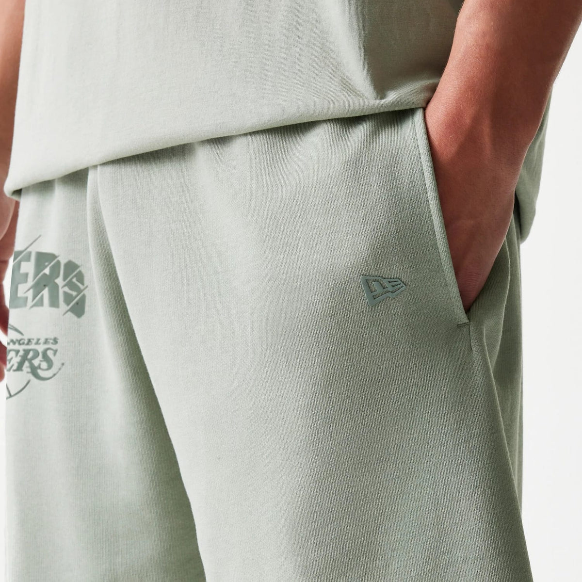 LA Lakers NBA Pastel Green Shorts-klyvox