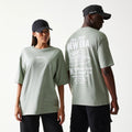 New Era Graphic Pastel Green Oversized T-Shirt-klyvox