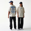 New Era Graphic Light Beige Oversized T-Shirt-klyvox
