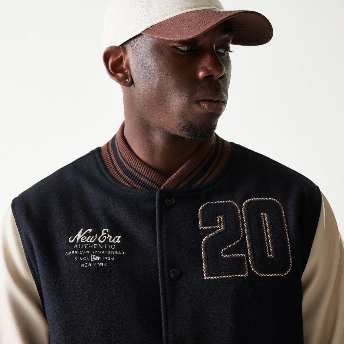 New Era Varsity Black Jacket-klyvox