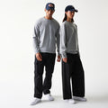 New Era Essential Flag Grey Knitted Sweater-klyvox