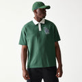 LA Dodgers MLB Dark Green Oversized Polo T-Shirt-klyvox