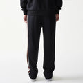 New Era Script Black Straight Leg Joggers-klyvox