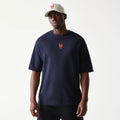 New York Mets MLB Waffle Navy Oversized T-Shirt-klyvox