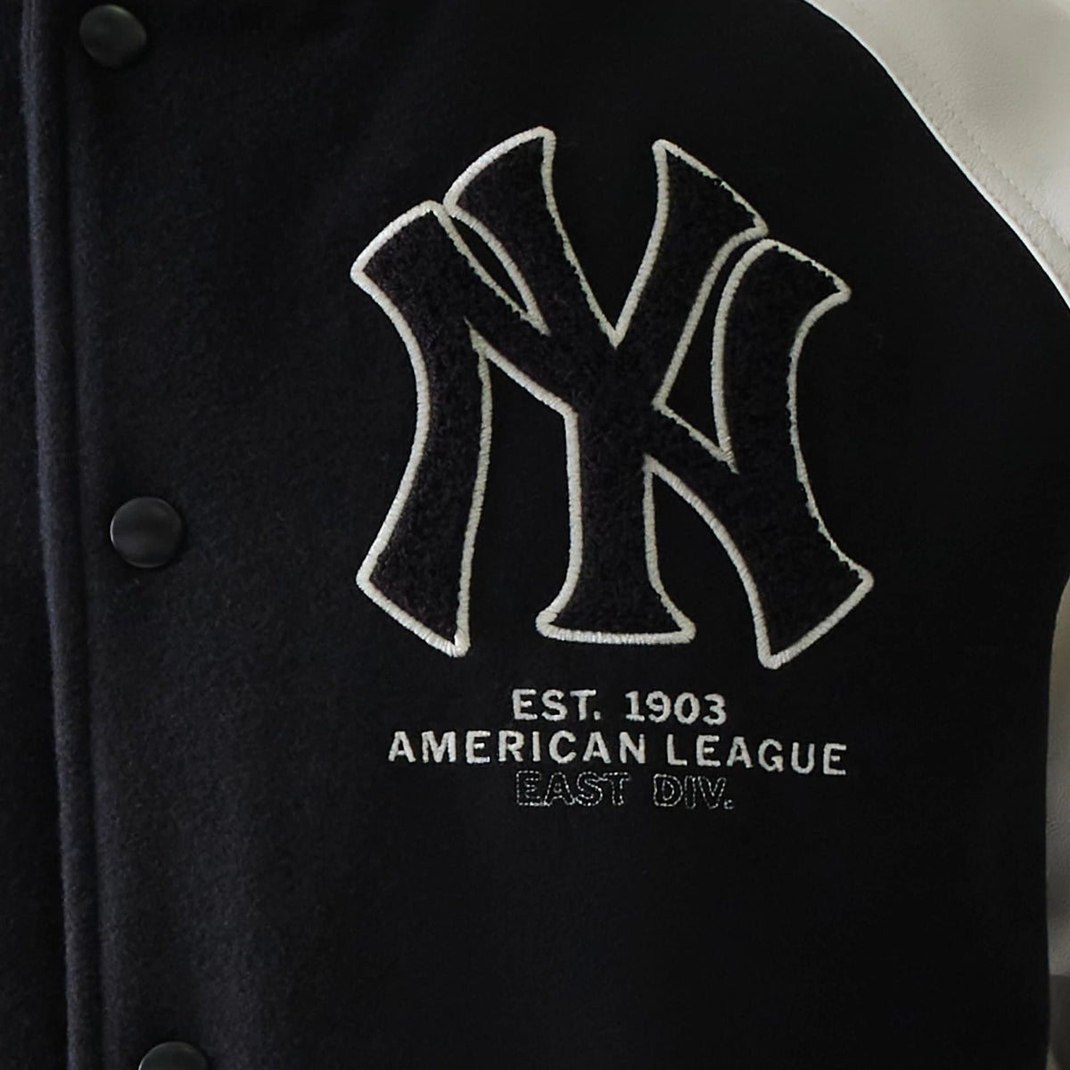 New York Yankees MLB Black Varsity Jacket-klyvox