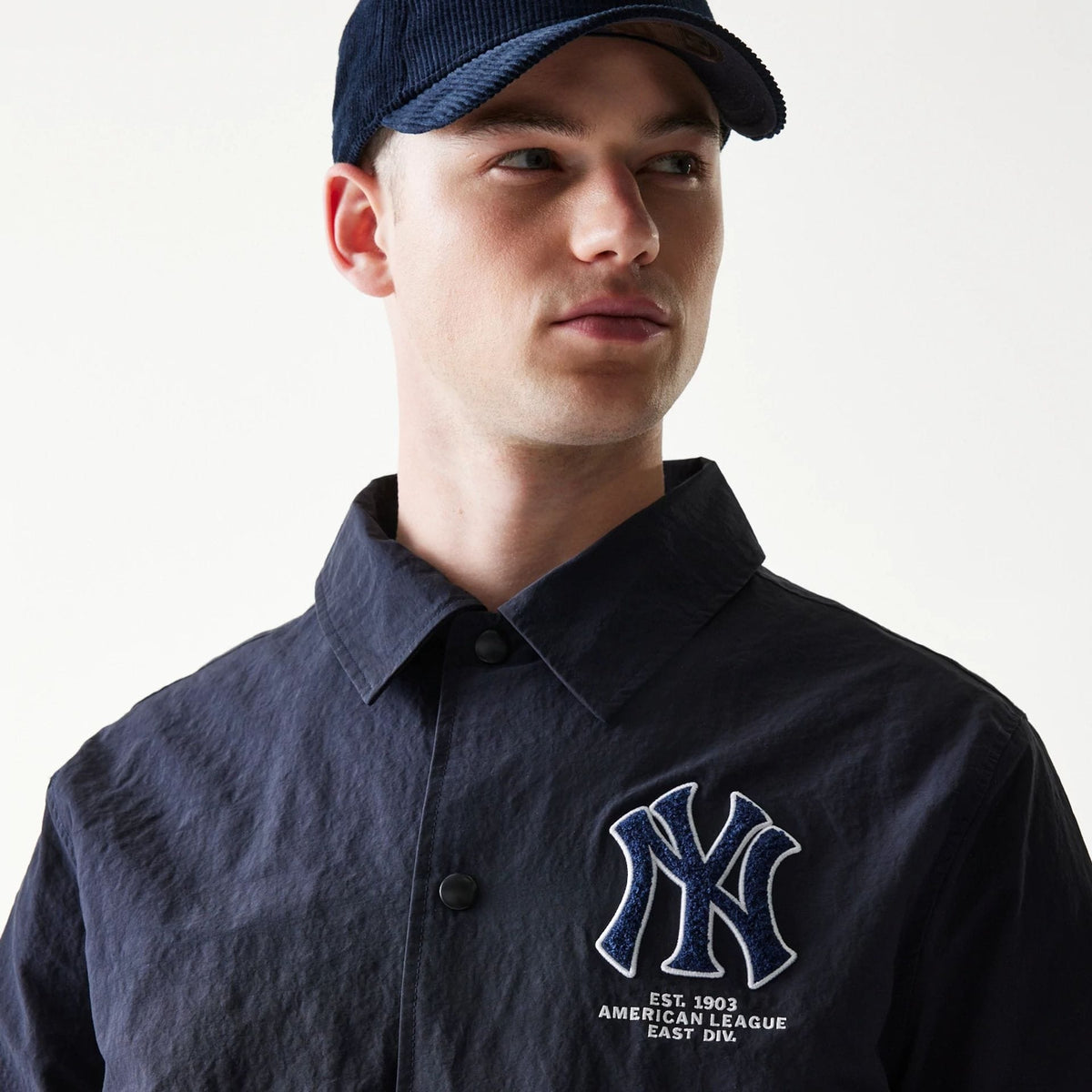 New York Yankees MLB Coaches Navy Jacket-klyvox