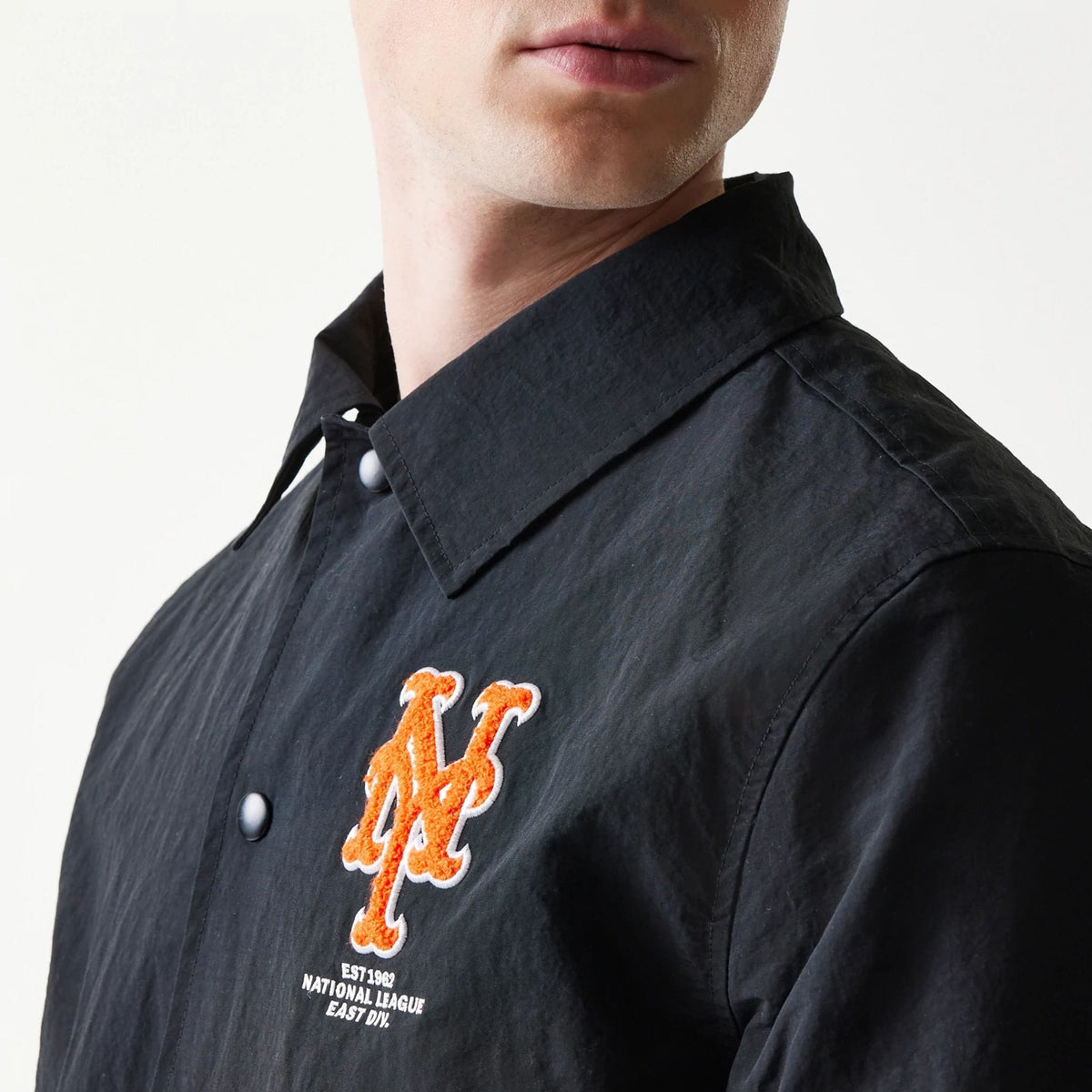 New York Mets MLB Coaches Black Jacket-klyvox