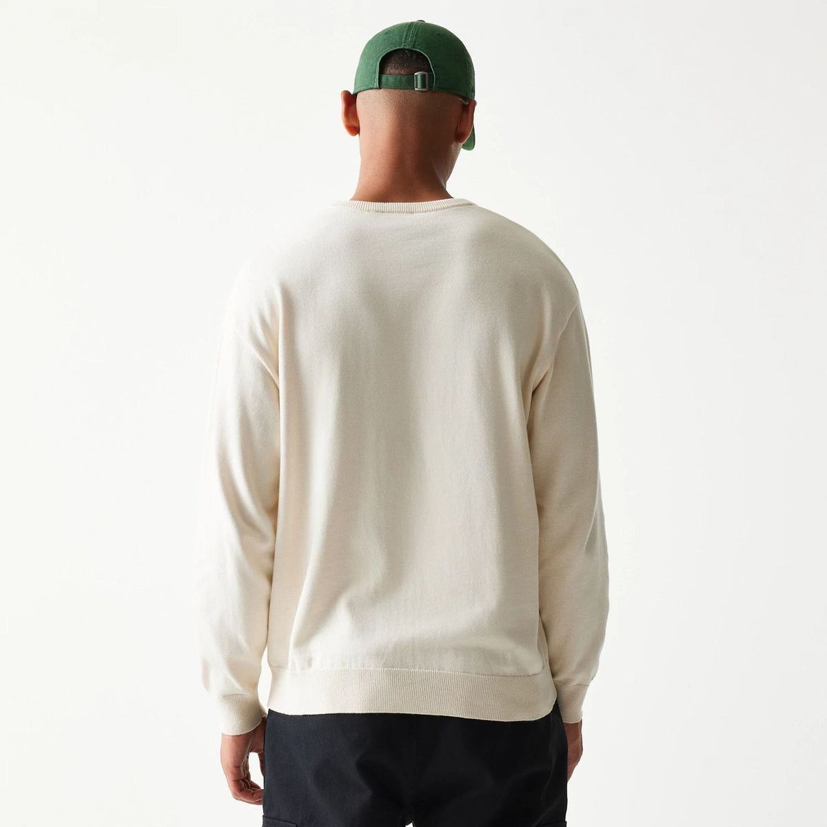 LA Dodgers MLB Essential Open White Knitted Sweater-klyvox