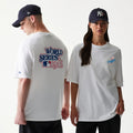 LA Dodgers MLB World Series White T-Shirt-klyvox