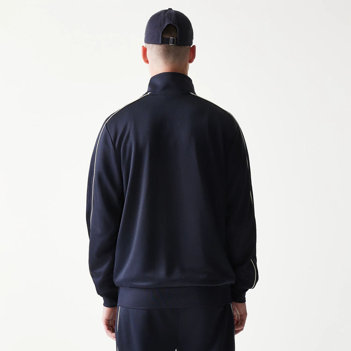 New York Yankees MLB Piping Navy Track Jacket-klyvox