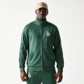 LA Dodgers MLB Piping Dark Green Track Jacket-klyvox