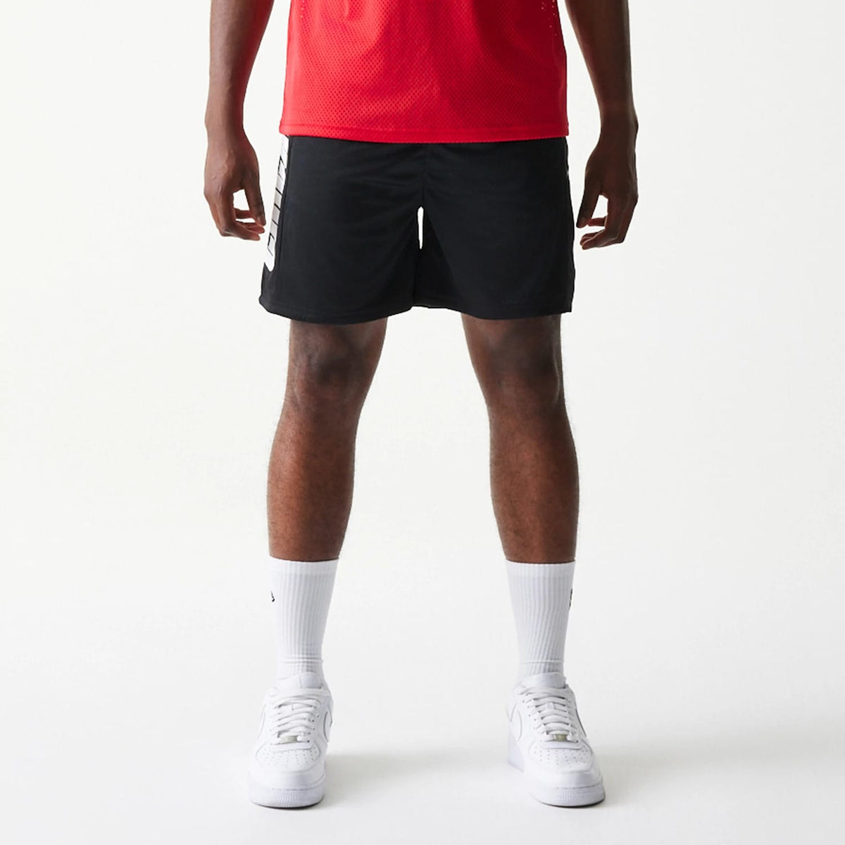 Chicago Bulls NBA Mesh Black Shorts-klyvox