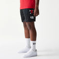 Chicago Bulls NBA Mesh Black Shorts-klyvox