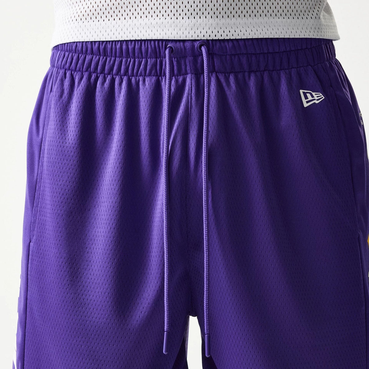 LA Lakers NBA Mesh Purple Shorts-klyvox