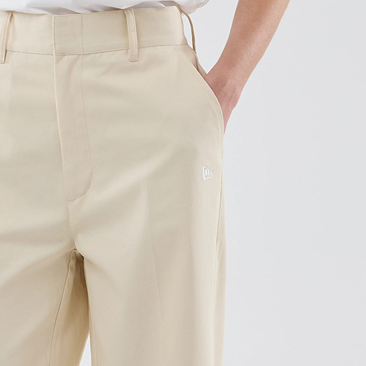 New York Yankees Womens MLB Cream Chino Trousers-klyvox