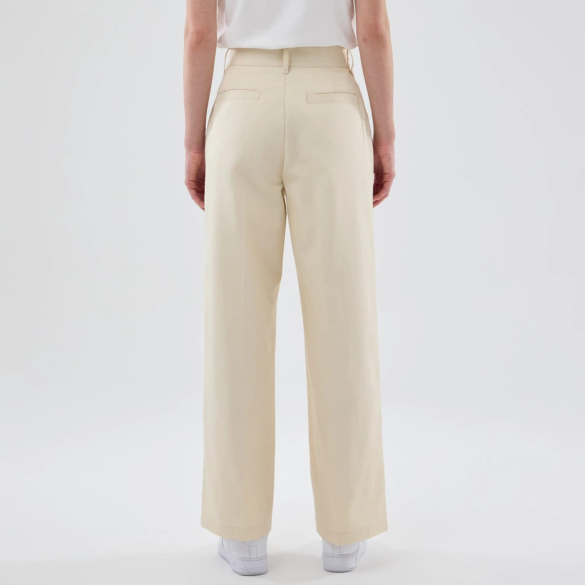 New York Yankees Womens MLB Cream Chino Trousers-klyvox