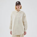New York Yankees Womens MLB Shirt Cream Long Sleeve Shirt-klyvox