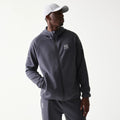 New York Yankees MLB Dark Grey Full Zip Hoodie-klyvox