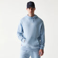 New York Yankees MLB Midi Pastel Blue Oversized Pullover Hoodie-klyvox