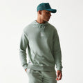 LA Dodgers MLB Midi Pastel Green Oversized Pullover Hoodie-klyvox