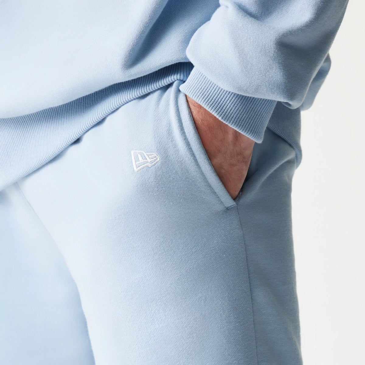 New York Yankees MLB League Essential Midi Pastel Blue Shorts-klyvox