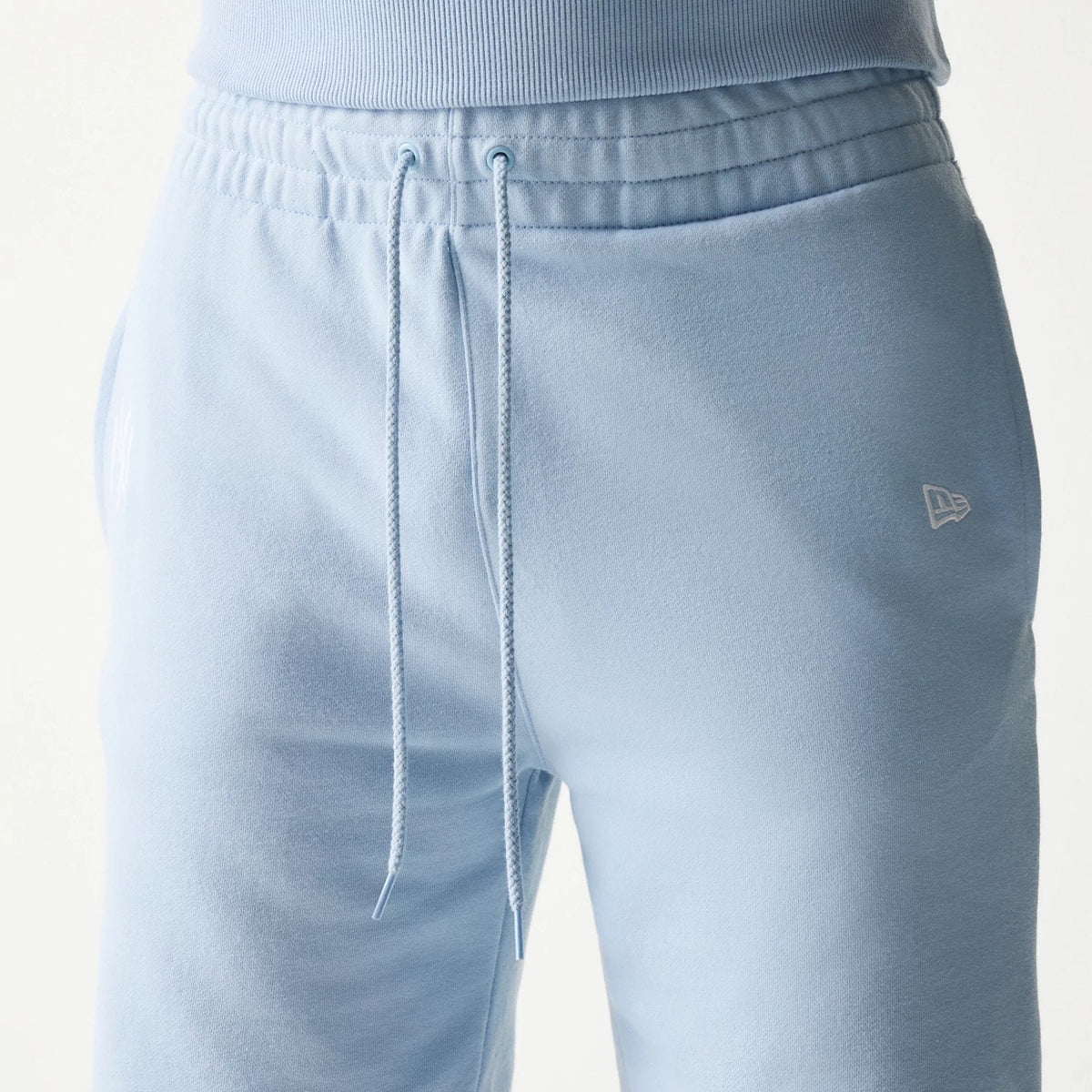 New York Yankees MLB League Essential Midi Pastel Blue Shorts-klyvox