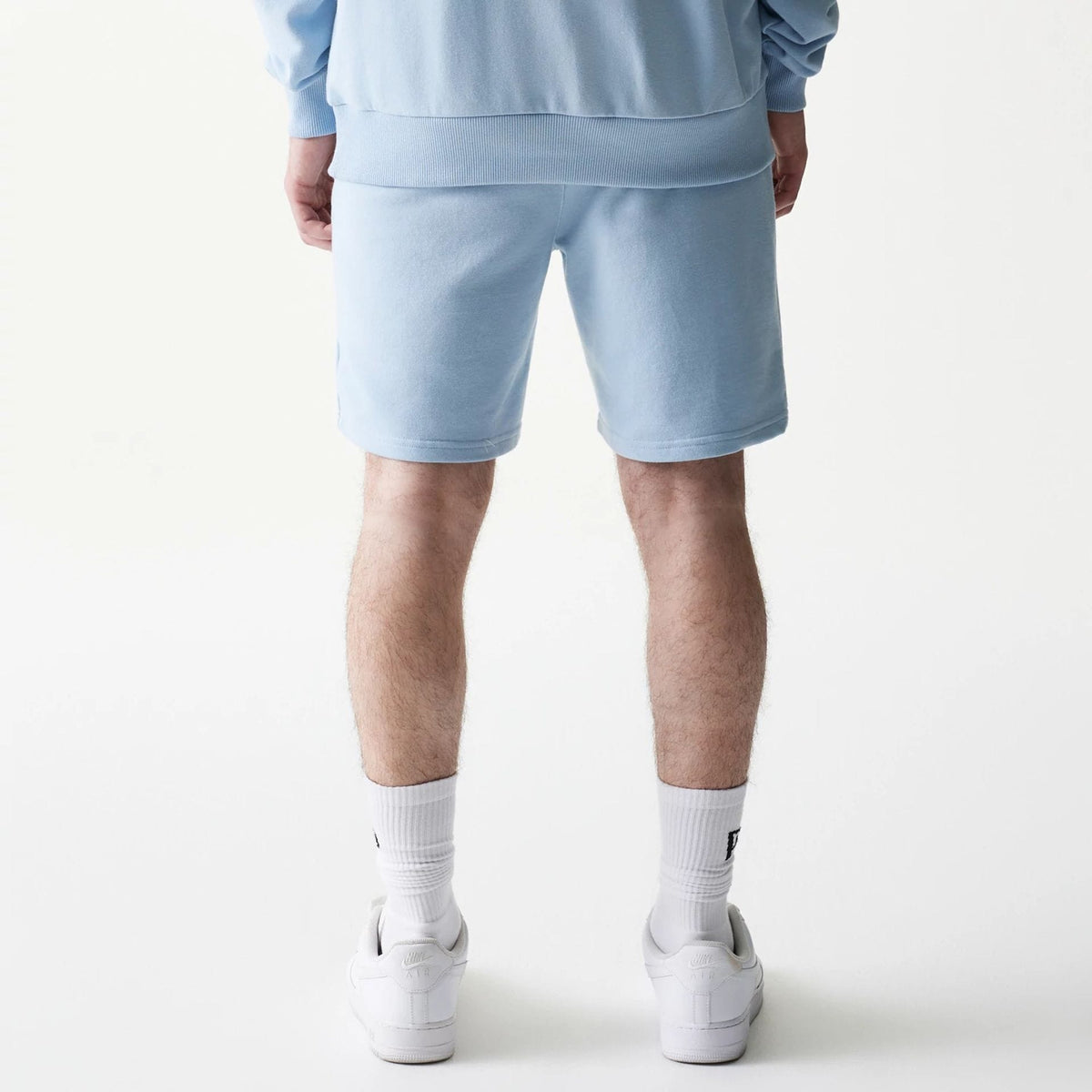 New York Yankees MLB League Essential Midi Pastel Blue Shorts-klyvox