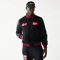 Red Bull Racing Black Varsity Jacket-klyvox