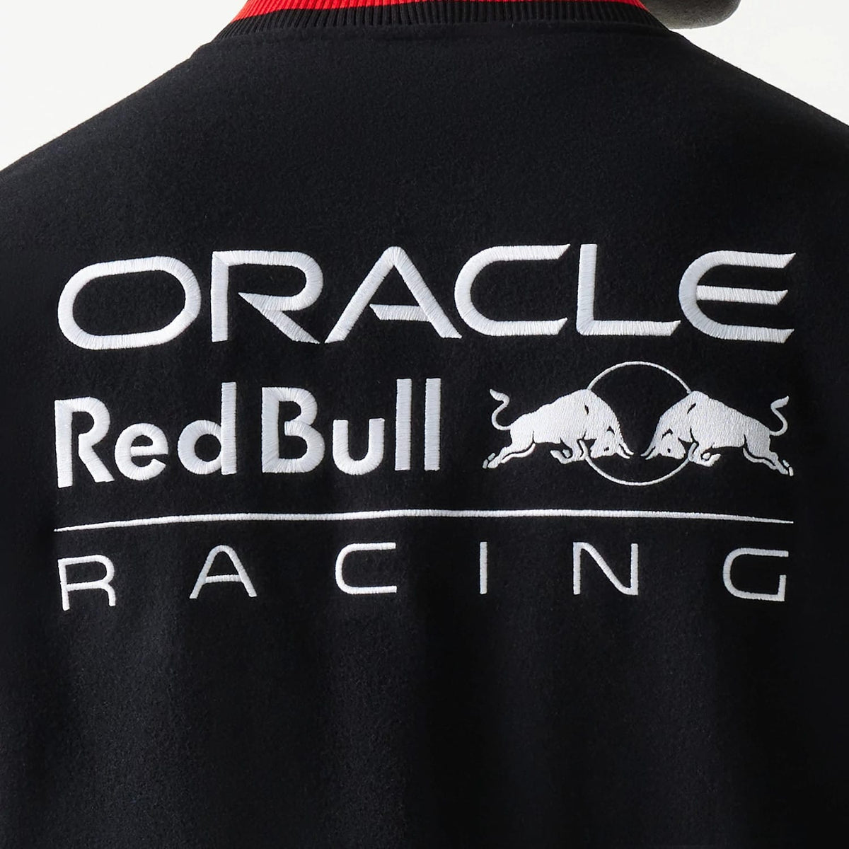 Red Bull Racing Black Varsity Jacket-klyvox