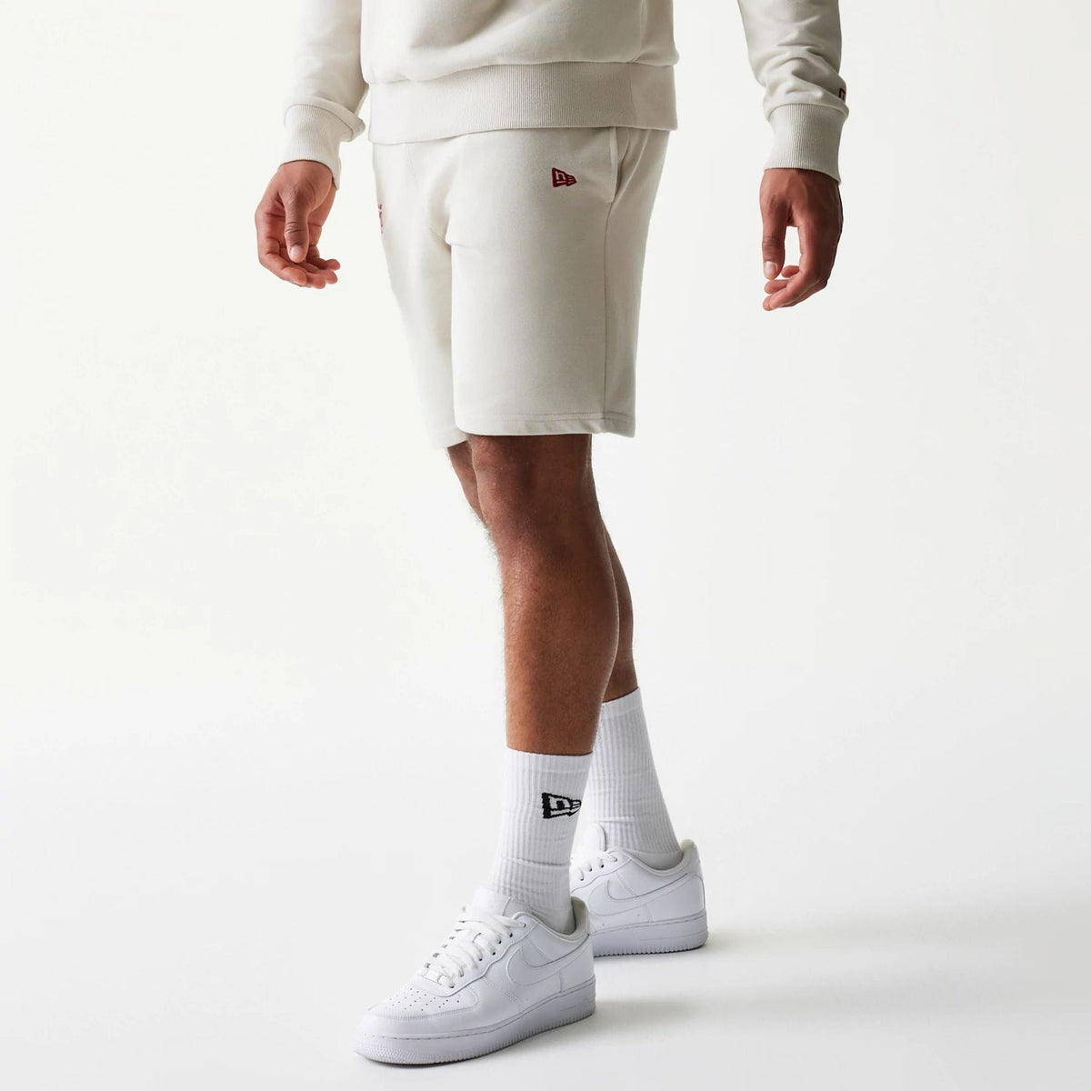 LA Lakers NBA League Essential Light Beige Shorts-klyvox