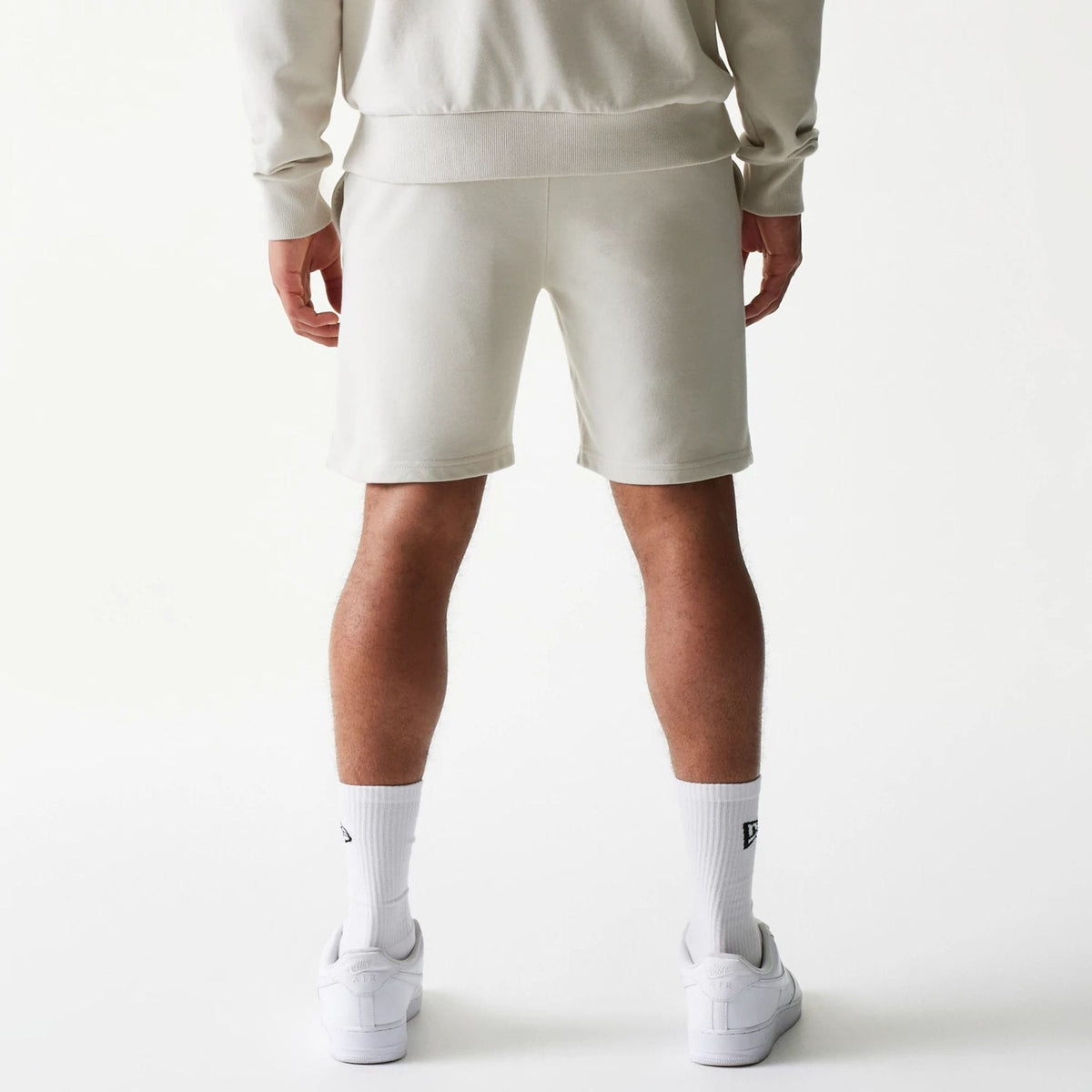 LA Lakers NBA League Essential Light Beige Shorts-klyvox
