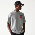 Red Bull Racing Linear Graphic Grey Oversized T-Shirt-klyvox