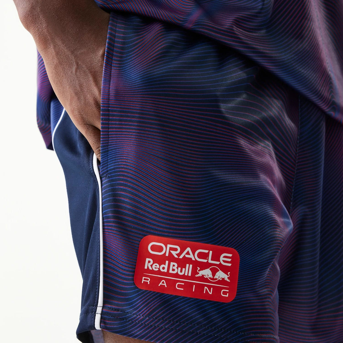 Red Bull Racing All Over Print Dark Blue Football Shorts-klyvox