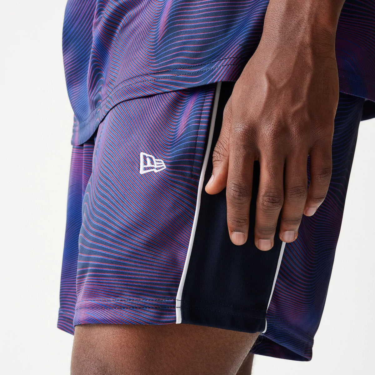 Red Bull Racing All Over Print Dark Blue Football Shorts-klyvox