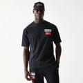 Red Bull Racing Linear Graphic Black Oversized T-Shirt-klyvox