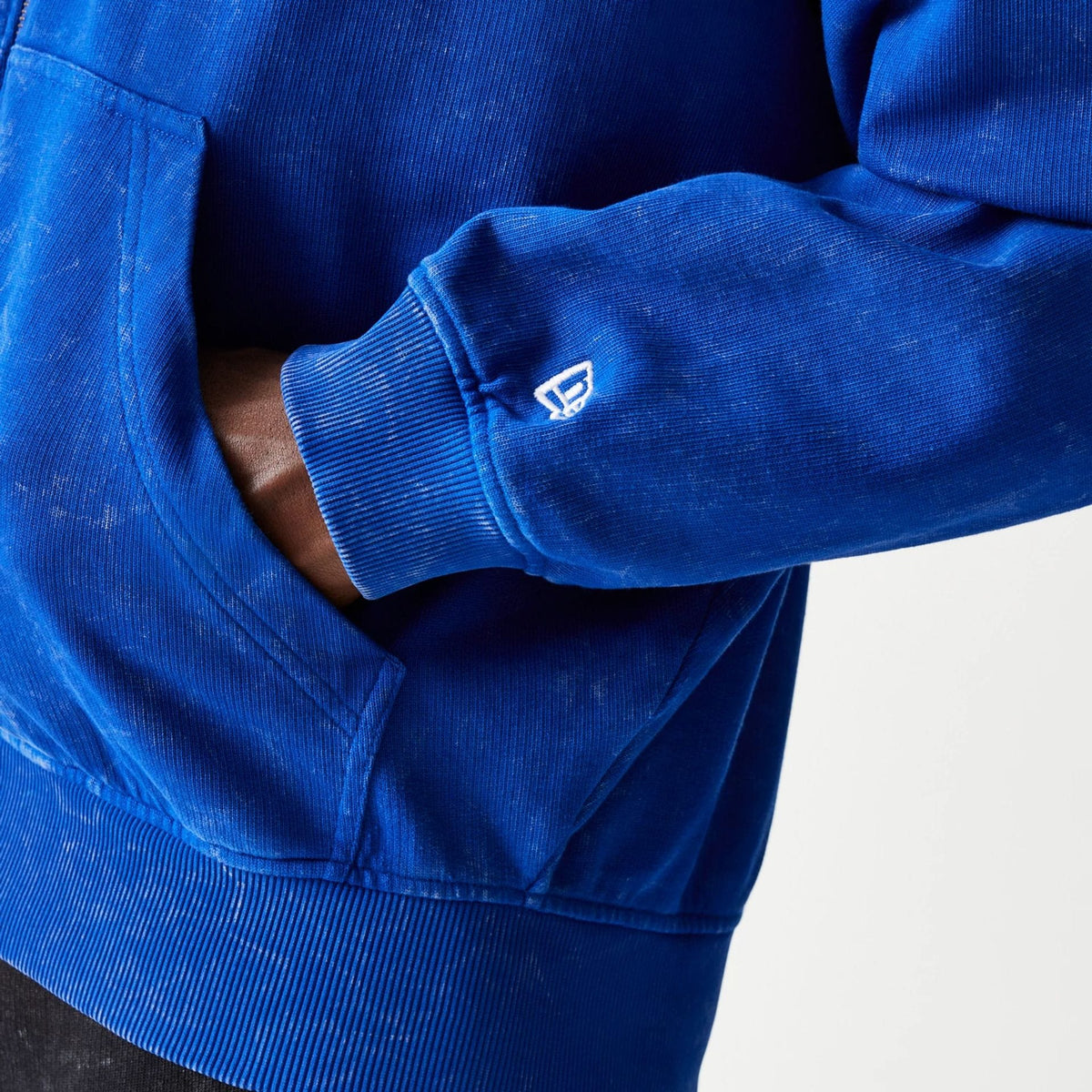 Red Bull Racing Graphic Blue Dropped Shoulder Full Zip Hoodie-klyvox