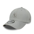 New York Yankees MLB Mesh Grey 39THIRTY Stretch Fit Cap-klyvox