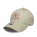 New York Yankees Womens MLB Light Beige 9FORTY Cap-klyvox