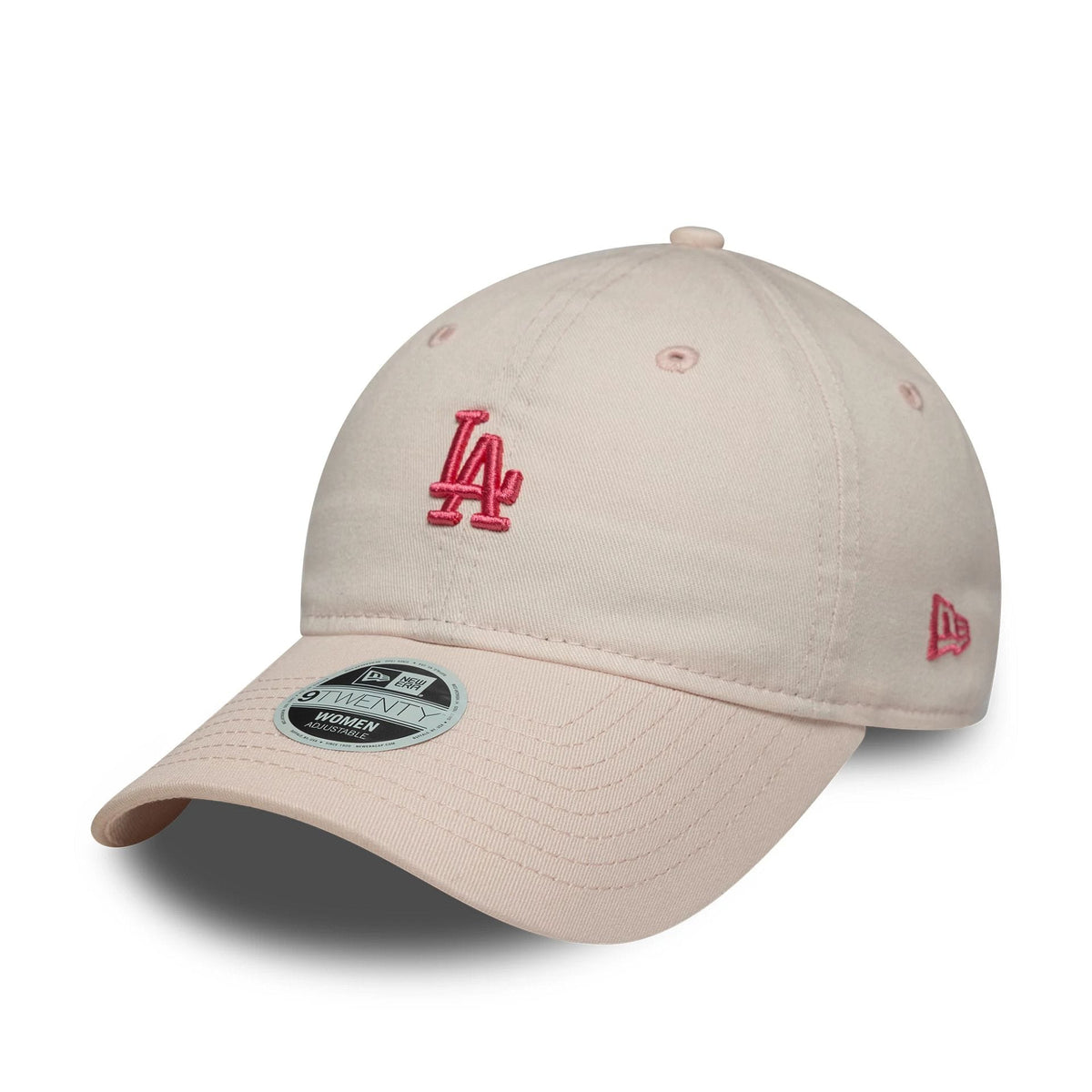 LA Dodgers Womens MLB Washed Mini Pastel Pink 9TWENTY Cap-klyvox