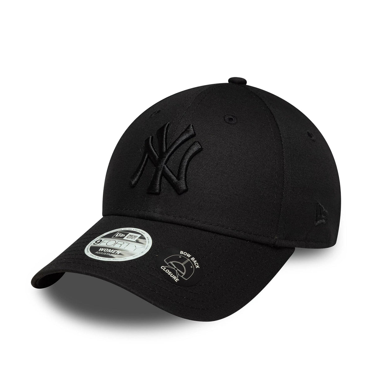 New York Yankees Womens MLB Bowback Black 9FORTY Cap-klyvox