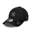New York Yankees Womens MLB Pony Tail Black Open Back Cap-klyvox