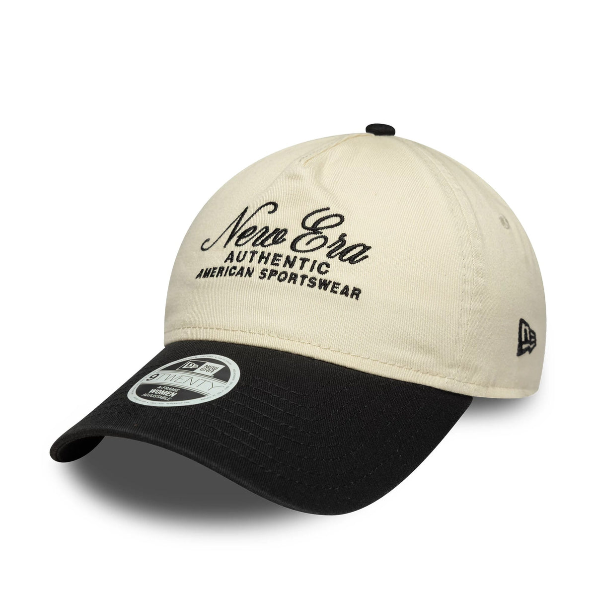 Womens New Era Black 9TWENTY A-Frame Cap-klyvox