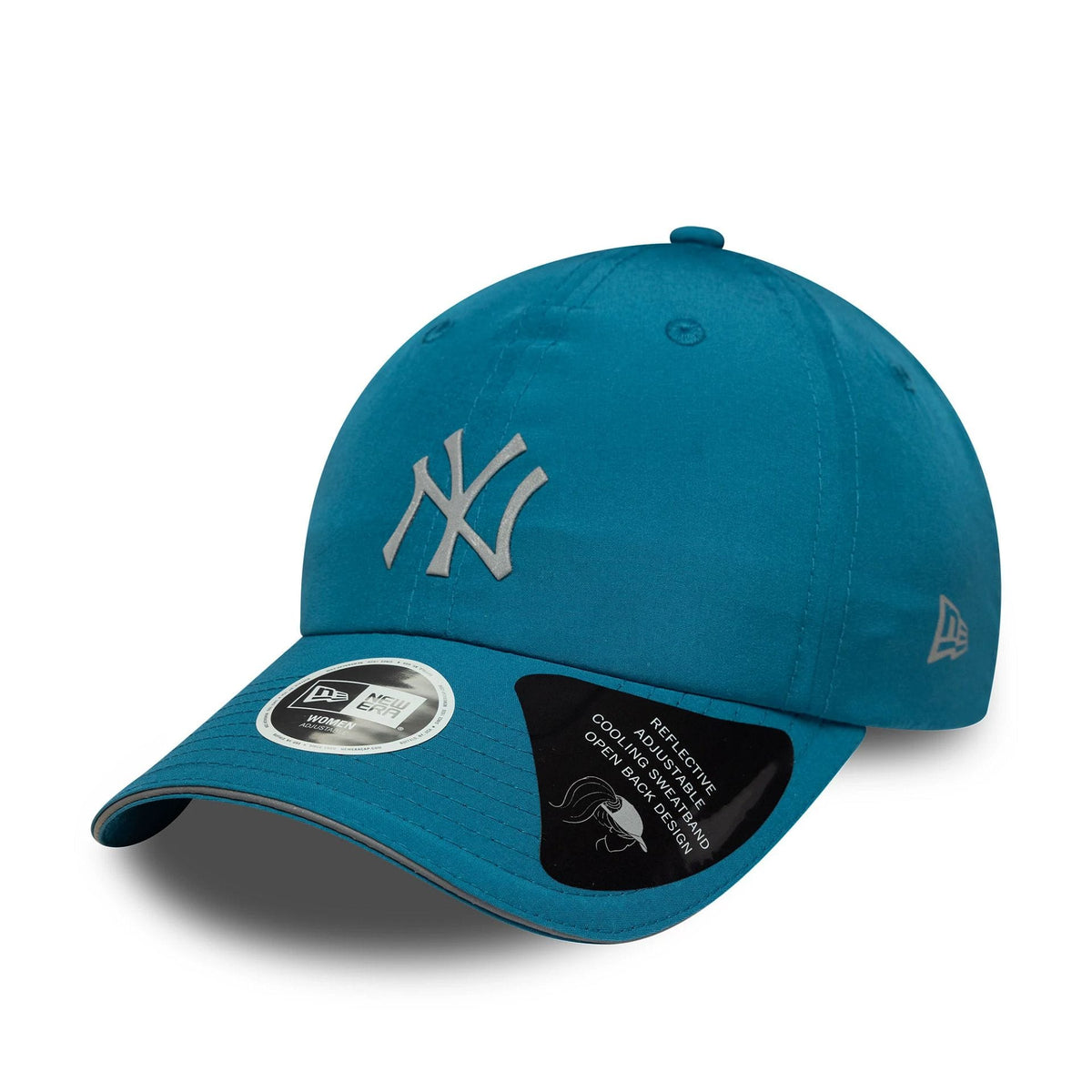 New York Yankees Womens MLB Pony Tail Dark Green Open Back Cap-klyvox