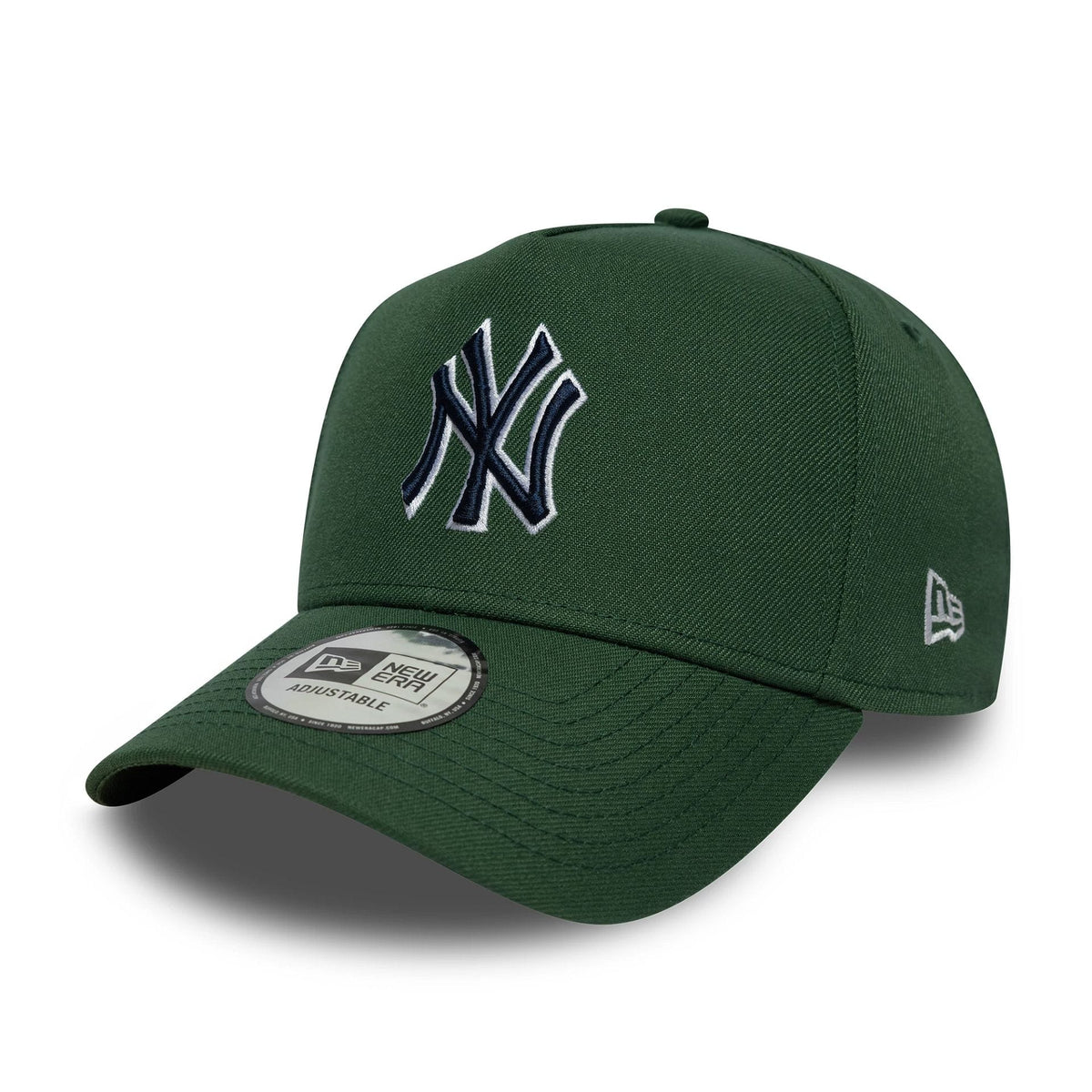 New York Yankees MLB Outline Script Dark Green 9FORTY E-Frame Cap-klyvox