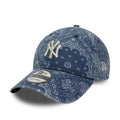 New York Yankees MLB Washed Paisley Navy 9TWENTY Cap-klyvox